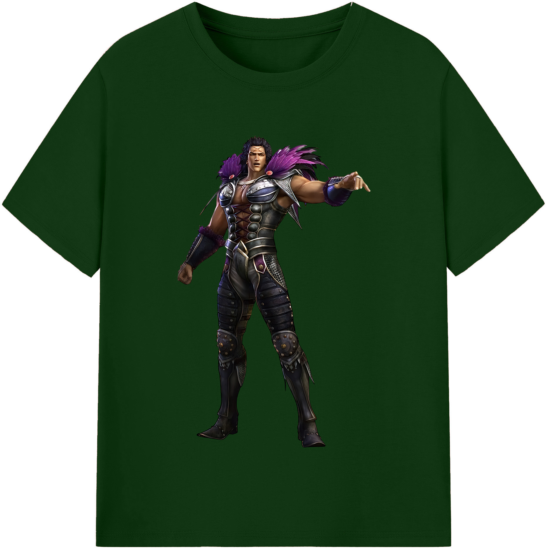 （画像用） 北斗の拳 Fist of the North Star 綿100％半袖Tシャツ（フロントプリント）
